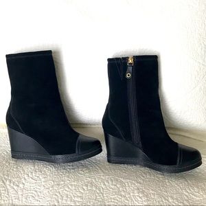 HUSH PUPPIES real leather suede ankle boots